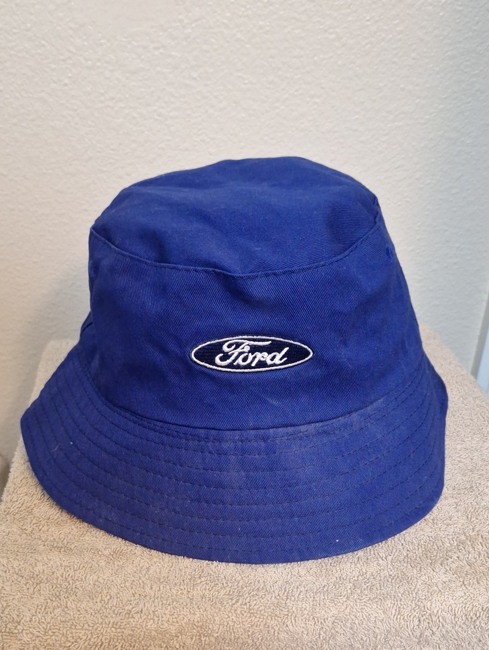 Ford BSU reversable Royal Blue Embroidered Logo Bucket Hat